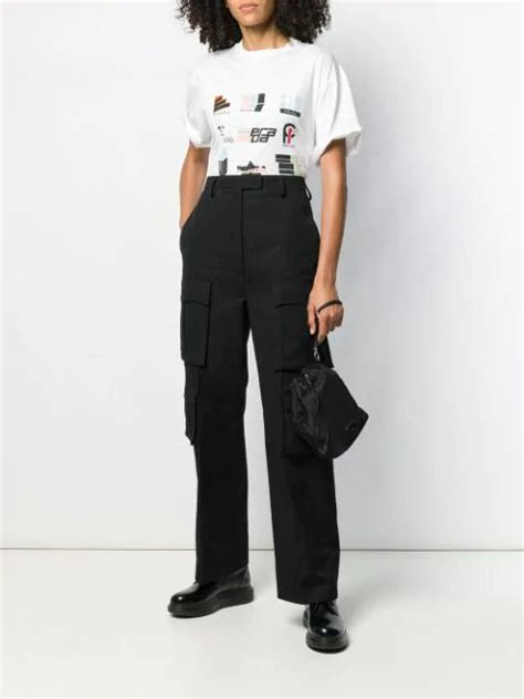 pantalon cargo prada|farfetch prada pants.